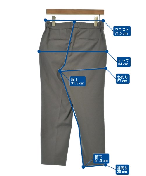 theory luxe（セオリーリュクス）スラックス グレー サイズ:42(L位) レディース/2200629259058