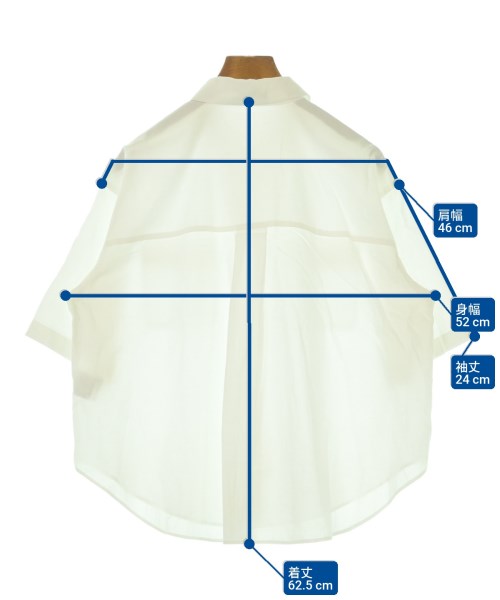 theory luxe（セオリーリュクス）カジュアルシャツ 白 サイズ:38(M位) レディース/2200629259263