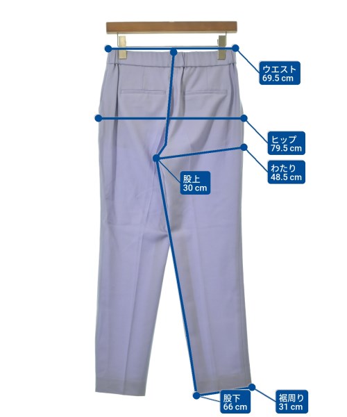 theory luxe（セオリーリュクス）スラックス 紫 サイズ:38(M位) レディース/2200615992013