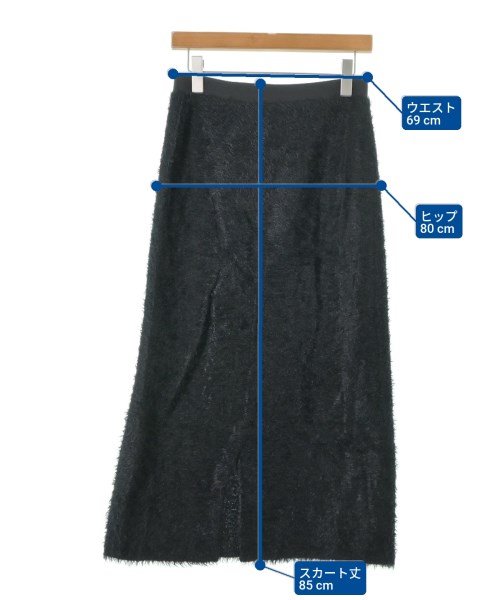 theory luxe（セオリーリュクス）ロング・マキシ丈スカート 黒 サイズ:38(M位) レディース/2200637585033