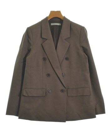 専用【未使用級】タグ付 セオリーリュクス ダブルジャケット カシミヤ Lブラウン theory luxe（セオリーリュクス）カジュアルジャケット 茶 サイズ:38(M