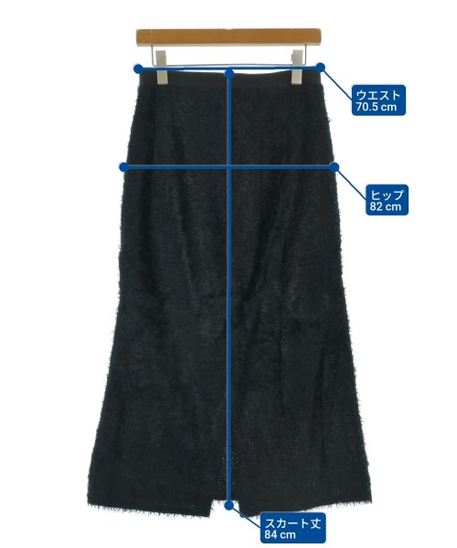 theory luxe（セオリーリュクス）ロング・マキシ丈スカート 黒 サイズ:38(M位) レディース/2200637986083