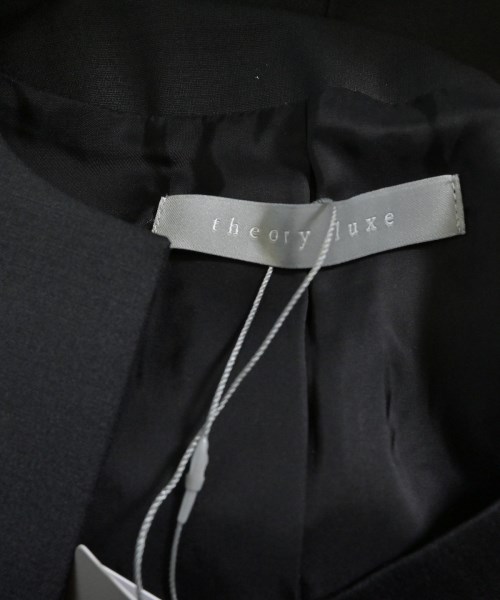 theory luxe（セオリーリュクス）ノーカラージャケット 黒 サイズ:S レディース/2200639390031