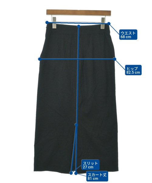 theory luxe（セオリーリュクス）ロング・マキシ丈スカート 黒 サイズ:38(M位) レディース/2200625939084