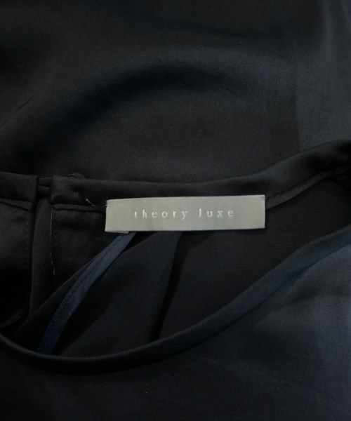 theory luxe（セオリーリュクス）ブラウス 紺 サイズ:36(S位) レディース/2200628691019