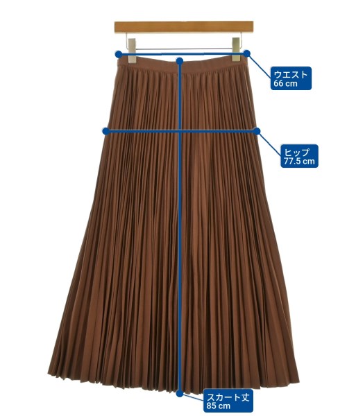 theory luxe（セオリーリュクス）ロング・マキシ丈スカート 茶 サイズ:38(M位) レディース/2200629308145