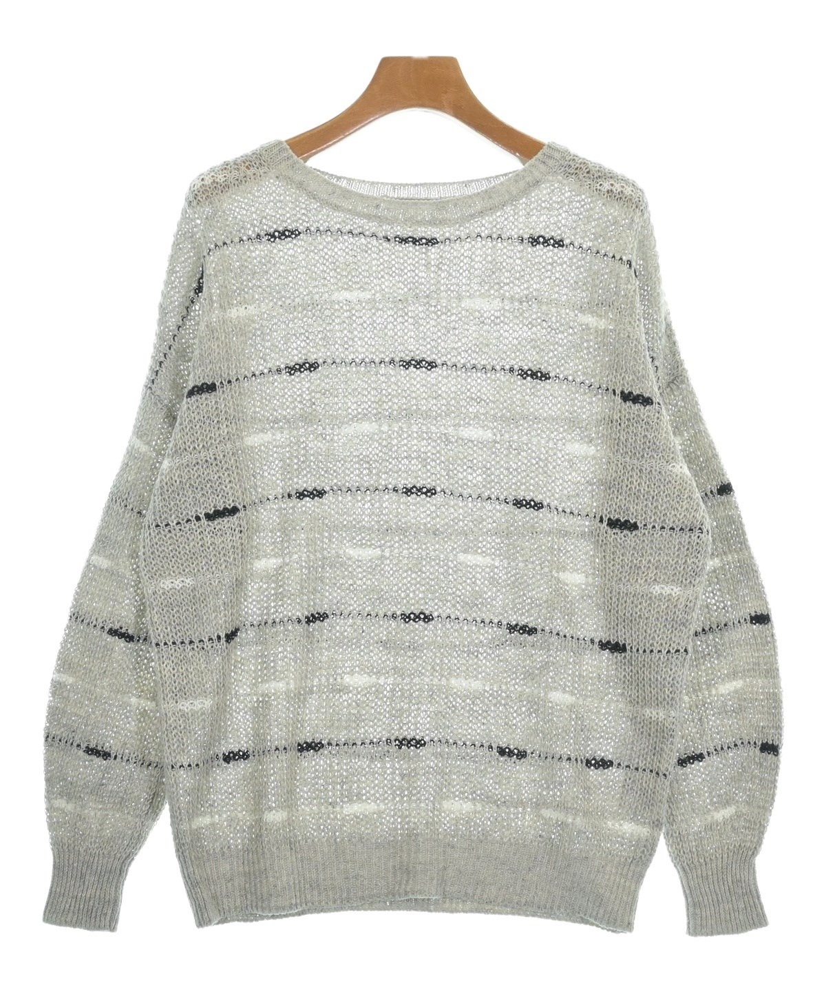 セオリーリュクス　ウール　ニット　セーター　レディース theory luxe（セオリーリュクス）ニット・セーター グレー サイズ:38(M