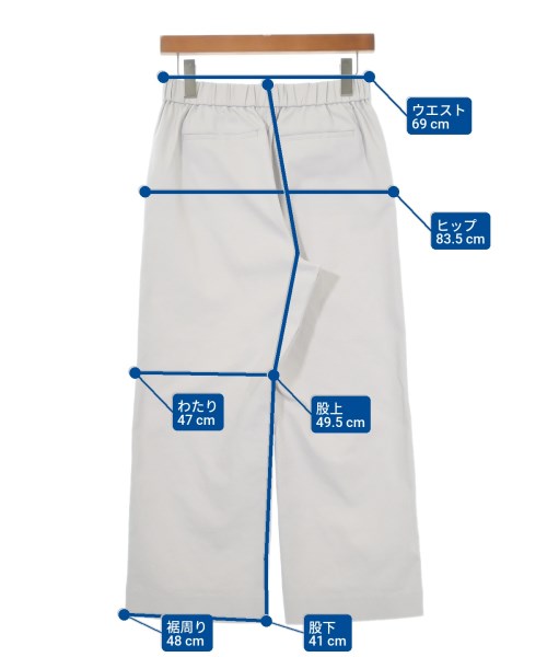 theory luxe（セオリーリュクス）スラックス グレー サイズ:38(M位) レディース/2200641374012