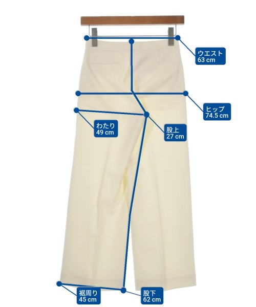 theory luxe（セオリーリュクス）スラックス 白 サイズ:32(XXL位) レディース/2200638581119