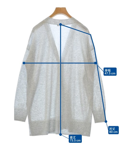 theory luxe（セオリーリュクス）カーディガン グレー サイズ:38(M位) レディース/2200639723037