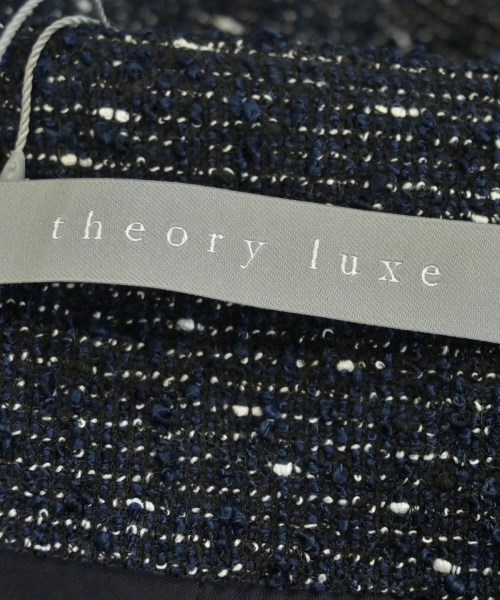 theory luxe（セオリーリュクス）ノーカラージャケット 紺 サイズ:40(M位) レディース/2200631491026