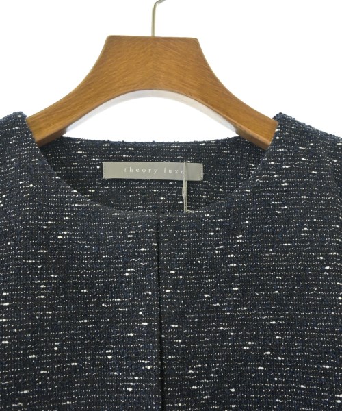 theory luxe（セオリーリュクス）ノーカラージャケット 紺 サイズ:40(M位) レディース/2200631491026
