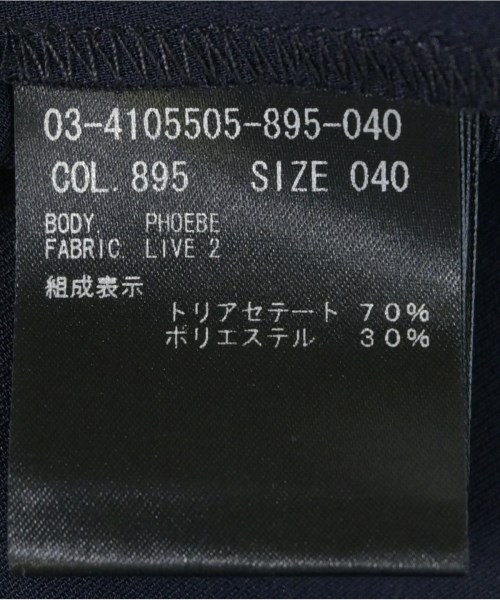 theory luxe（セオリーリュクス）ワンピース 紺 サイズ:40(M位) レディース/2200631491040