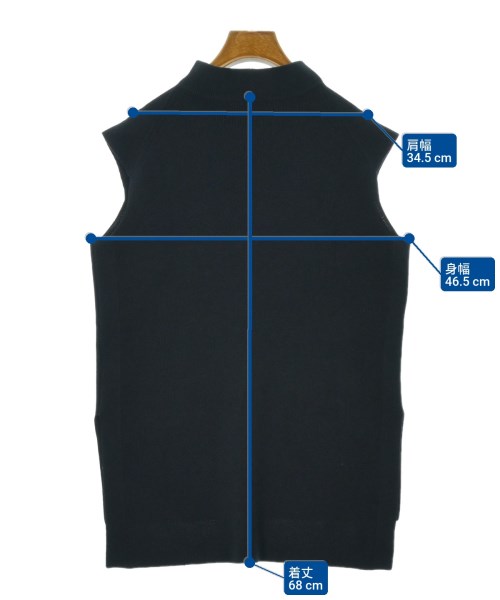 theory luxe（セオリーリュクス）ベスト 紺 サイズ:38(M位) レディース/2200642542038