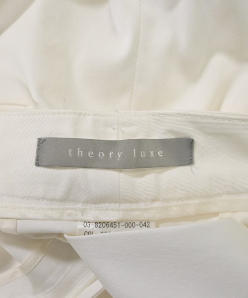 theory luxe（セオリーリュクス）スラックス 白 サイズ:42(L位) レディース/2200633277123