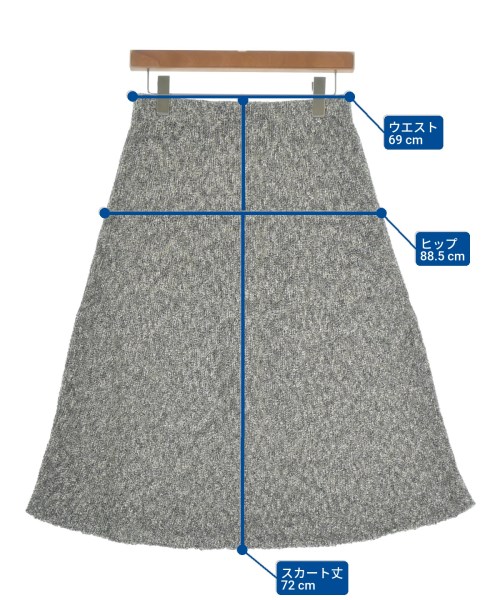 theory luxe（セオリーリュクス）ひざ丈スカート 黒 サイズ:40(M位) レディース/2200633277147