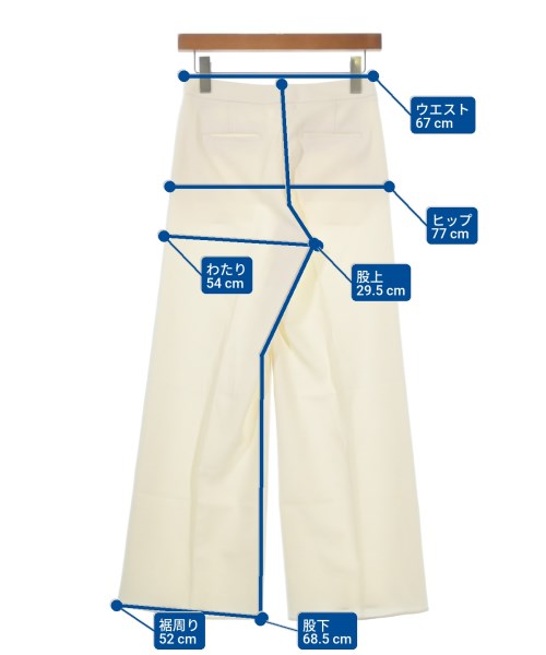 theory luxe（セオリーリュクス）スラックス 白 サイズ:34(XS位) レディース/2200643997066