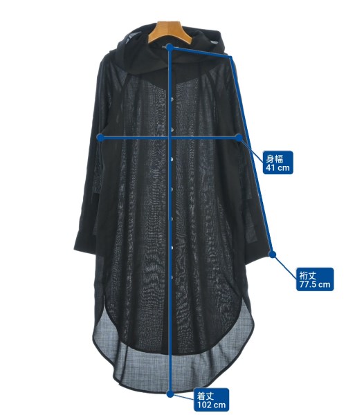 theory luxe（セオリーリュクス）シャツワンピース 黒 サイズ:38(M位