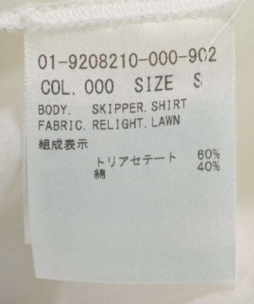 theory luxe（セオリーリュクス）ブラウス 白 サイズ:S レディース/2200616456217