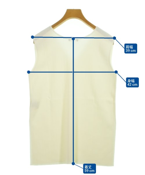 theory luxe（セオリーリュクス）ベスト/ノースリーブ 白 サイズ:38(M位) レディース/2200622161051