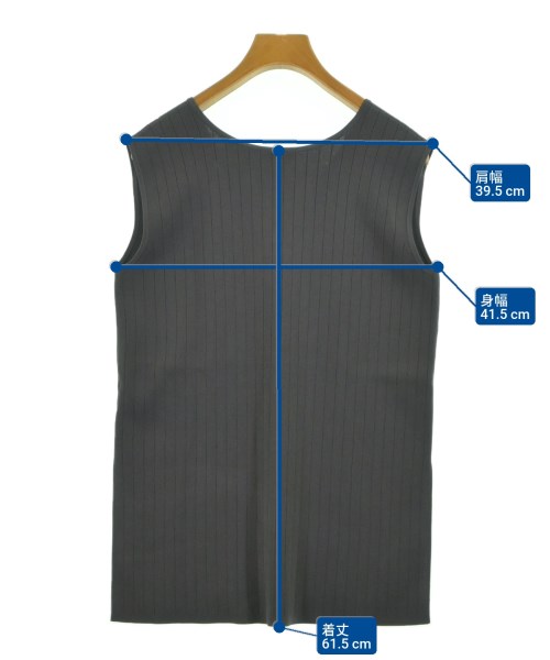 theory luxe（セオリーリュクス）ベスト/ノースリーブ グレー サイズ:38(M位) レディース/2200622161068