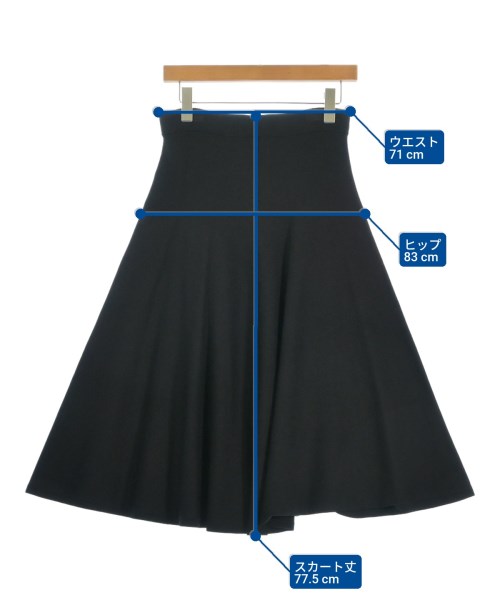 theory luxe（セオリーリュクス）ロング・マキシ丈スカート 黒 サイズ:38(M位) レディース/2200622232010