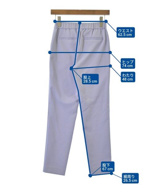 theory luxe（セオリーリュクス）スラックス 紫 サイズ:32(XS位) レディース/2200622711157