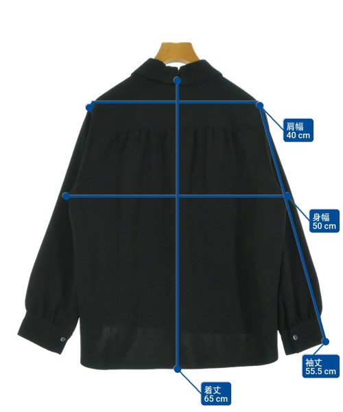 theory luxe（セオリーリュクス）ブラウス 黒 サイズ:38(M位) レディース/2200619232108