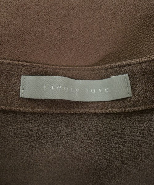 theory luxe（セオリーリュクス）カジュアルシャツ 茶 サイズ:38(M位) レディース/2200603419034