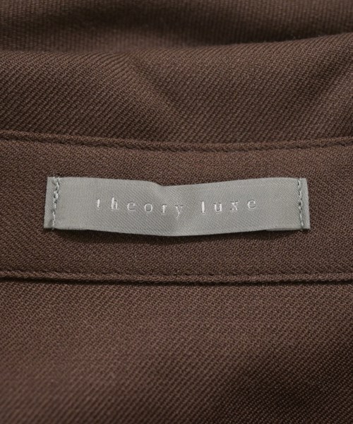 theory luxe（セオリーリュクス）ブラウス 茶 サイズ:38(M位) レディース/2200603419072