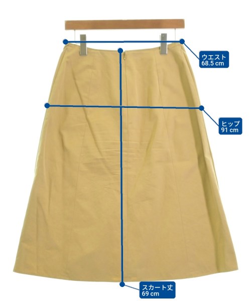 theory luxe（セオリーリュクス）ロング・マキシ丈スカート ベージュ サイズ:38(M位) レディース/2200623799031