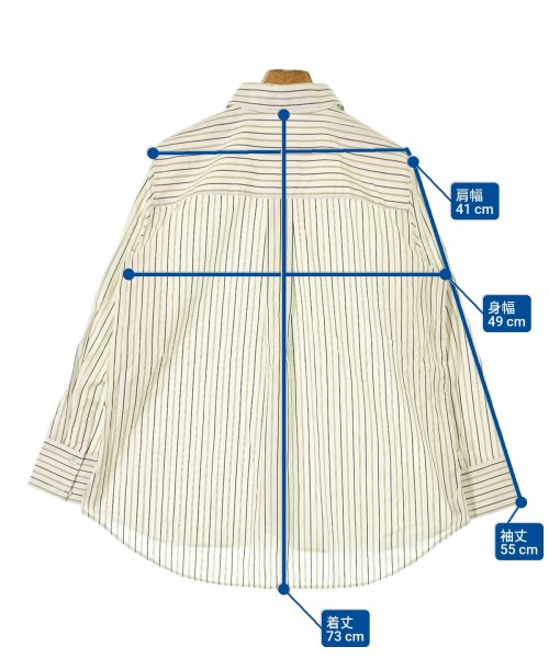 theory luxe（セオリーリュクス）カジュアルシャツ 白 サイズ:38(M位) レディース/2200624232056