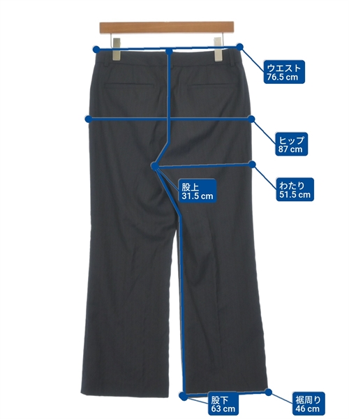 theory luxe（セオリーリュクス）スラックス 紺 サイズ:42(L位) レディース/2200624762010