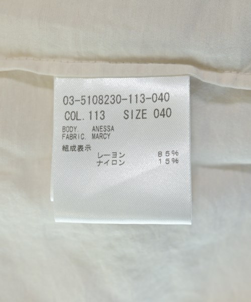 theory luxe（セオリーリュクス）ブラウス 白 サイズ:40(M位) レディース/2200626633035