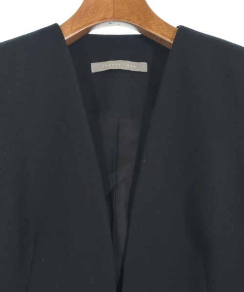 theory luxe（セオリーリュクス）ノーカラージャケット 黒 サイズ:38(M位) レディース/2200628336040