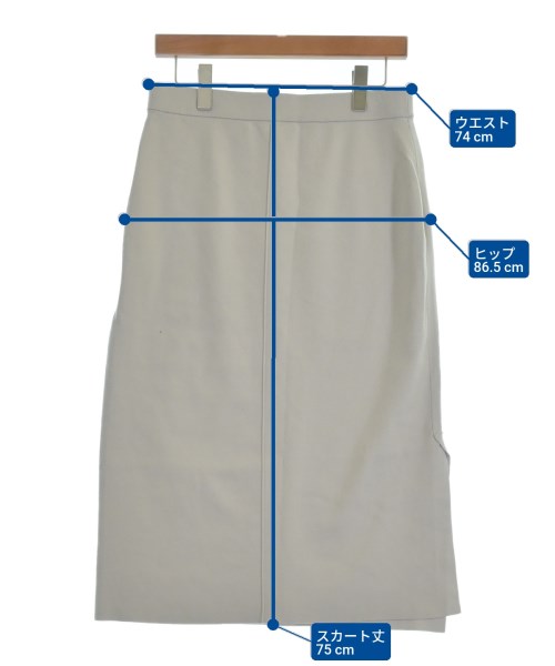 theory luxe（セオリーリュクス）ロング・マキシ丈スカート グレー サイズ:40(M位) レディース/2200629577022