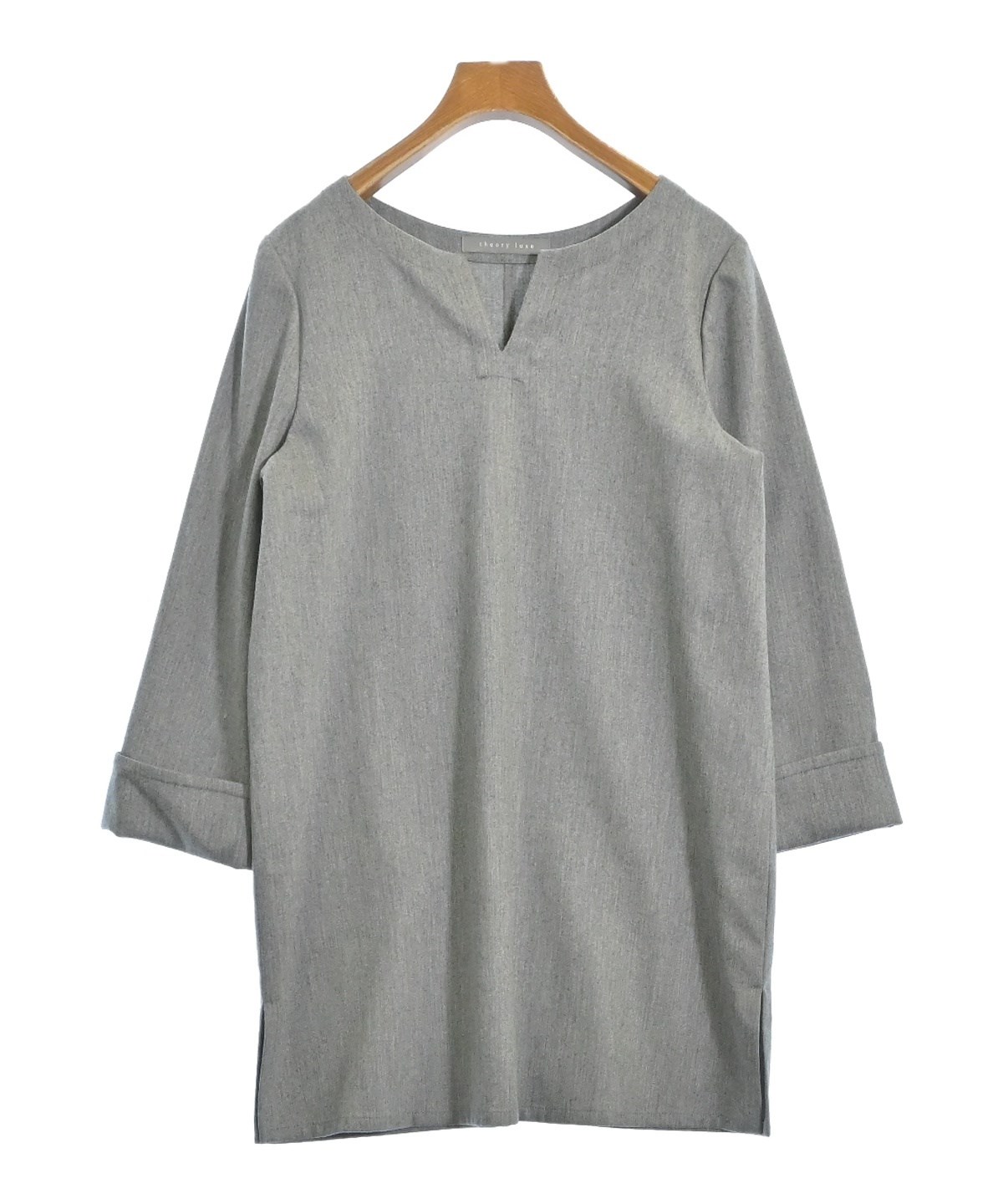 theory luxe（セオリーリュクス）ブラウス グレー サイズ:38(M位