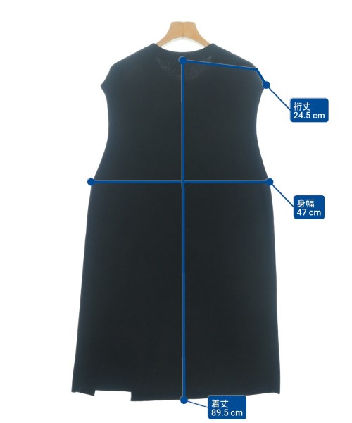 theory luxe（セオリーリュクス）ベスト/ノースリーブ 黒 サイズ:38(M位) レディース/2200630566039