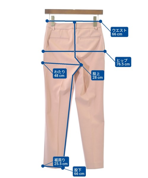 theory luxe（セオリーリュクス）スラックス ピンク サイズ:032(XS位) レディース/2200618691173