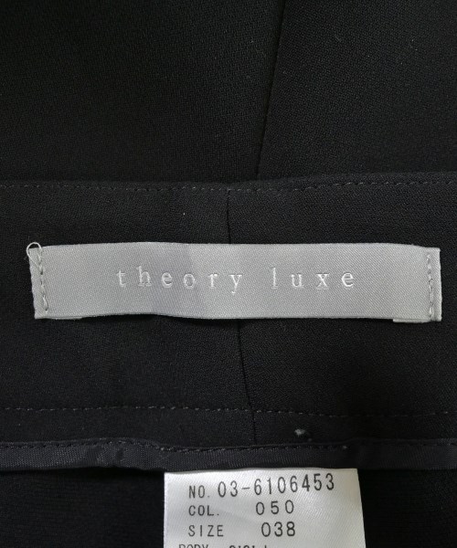 theory luxe（セオリーリュクス）スラックス 黒 サイズ:L レディース/2200607359039