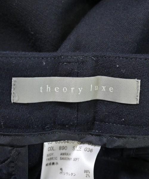 theory luxe（セオリーリュクス）スラックス 紺 サイズ:36(S位) レディース/2200607359060