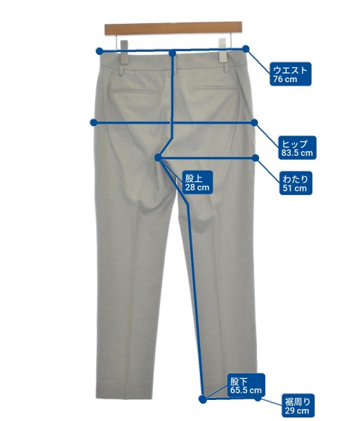 theory luxe（セオリーリュクス）スラックス グレー サイズ:38(M位) レディース/2200607359077