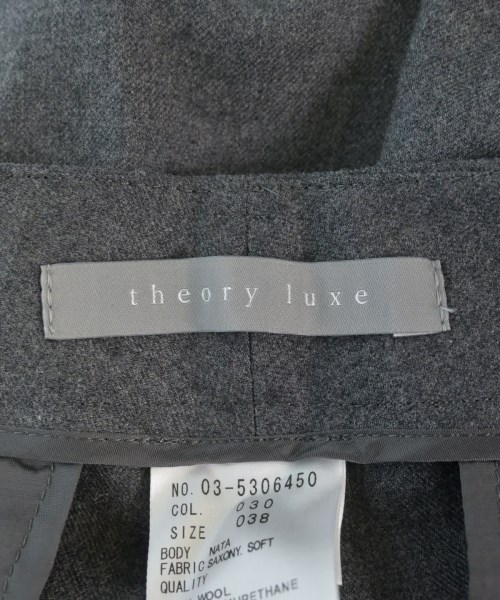 theory luxe（セオリーリュクス）スラックス グレー サイズ:38(M位) レディース/2200607359084