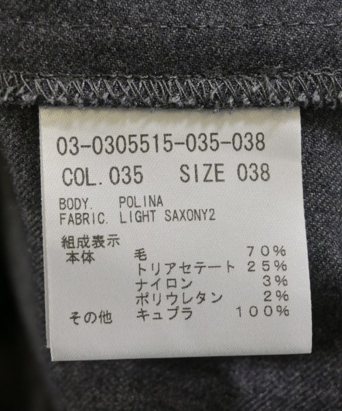 theory luxe（セオリーリュクス）ワンピース グレー サイズ:38(M位) レディース/2200610182044