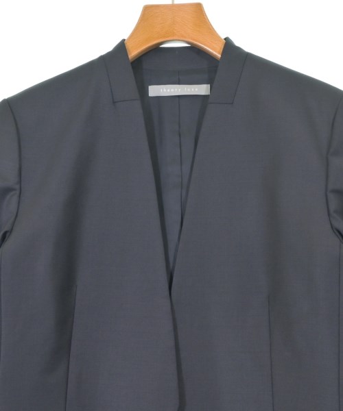 theory luxe（セオリーリュクス）ノーカラージャケット 紺 サイズ:40(M位) レディース/2200607668018