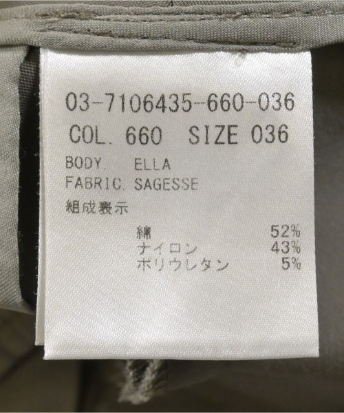 theory luxe（セオリーリュクス）スラックス グレー サイズ:36(XS位) レディース/2200610871030
