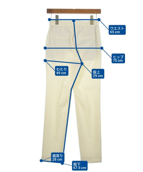 theory luxe（セオリーリュクス）スラックス 白 サイズ:36(XS位) レディース/2200610871047