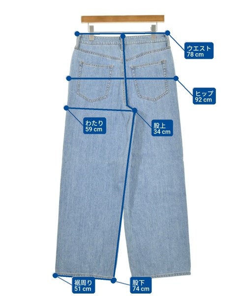 theory luxe（セオリーリュクス）デニムパンツ 青 サイズ:42(L位) レディース/2200606518017