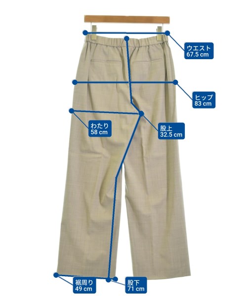 theory luxe（セオリーリュクス）スラックス ベージュ サイズ:40(M位) レディース/2200606518024