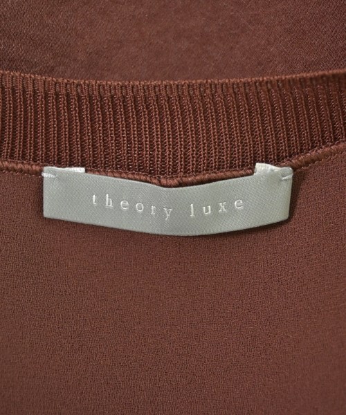 theory luxe（セオリーリュクス）ブラウス 茶 サイズ:38(M位) レディース/2200610467028